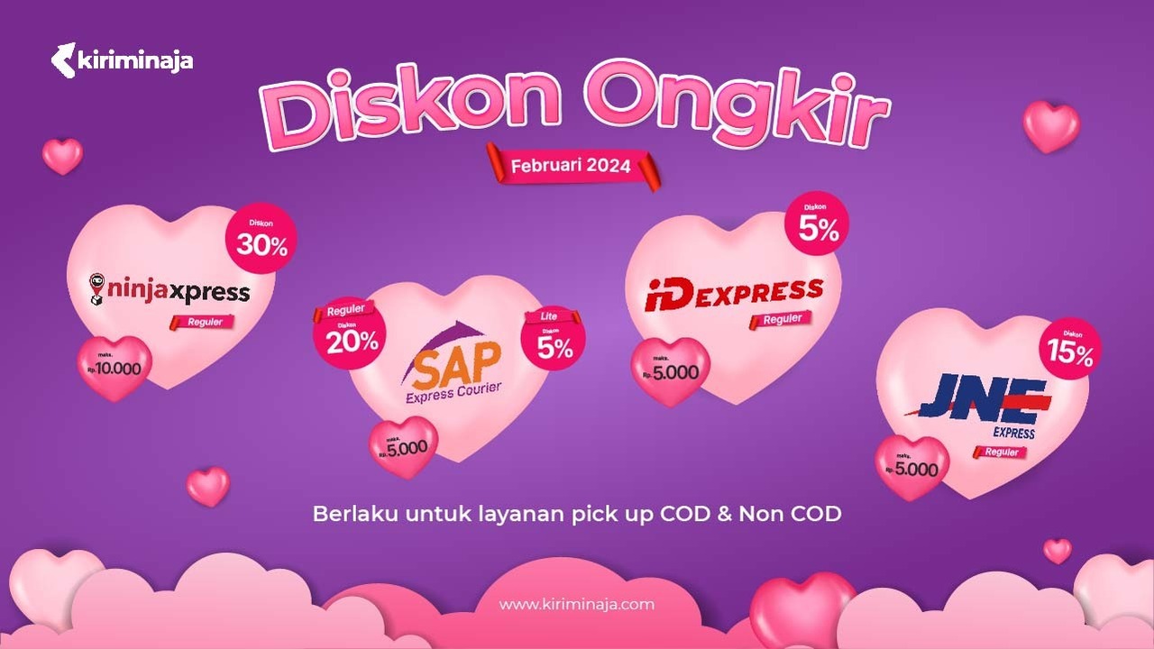 Diskon ongkir februari