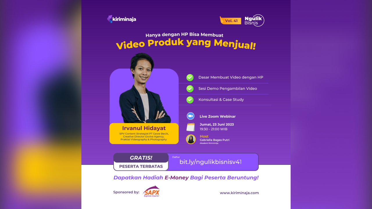 Belajar ke Videografer Cara Buat Video Iklan Pakai