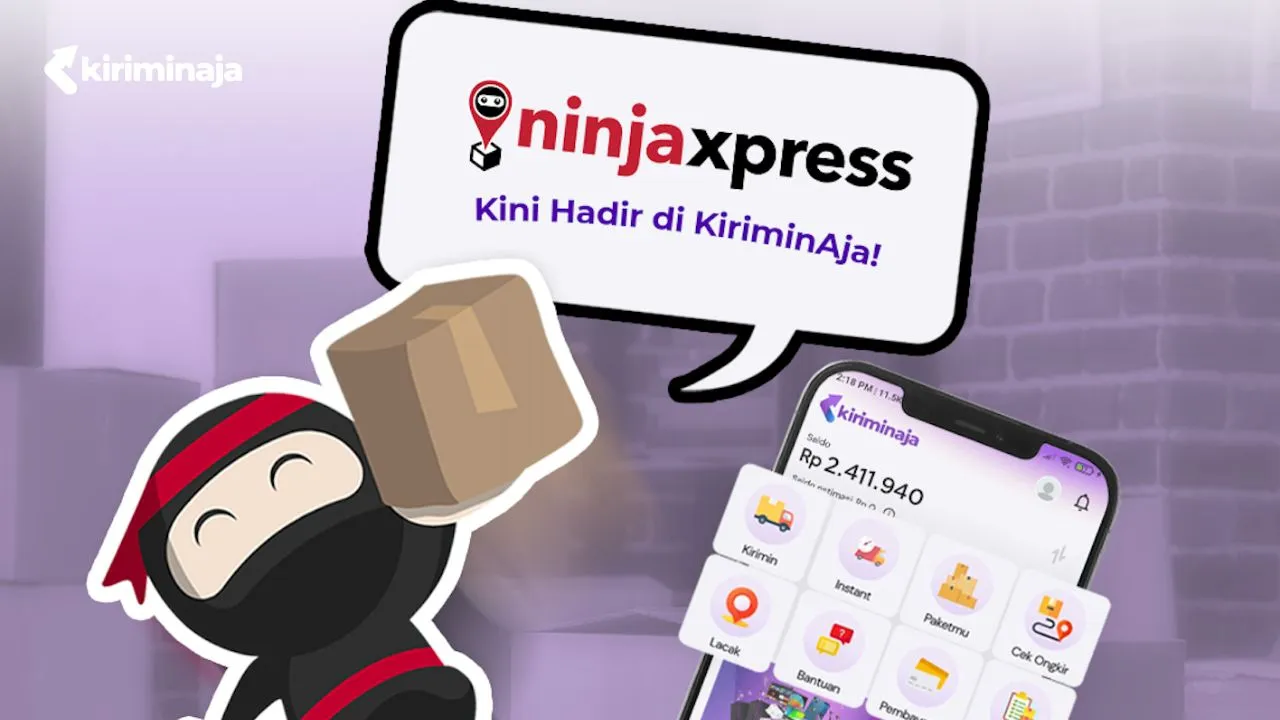 Ninja Xpress Telah Hadir di Aplikasi KiriminAja!