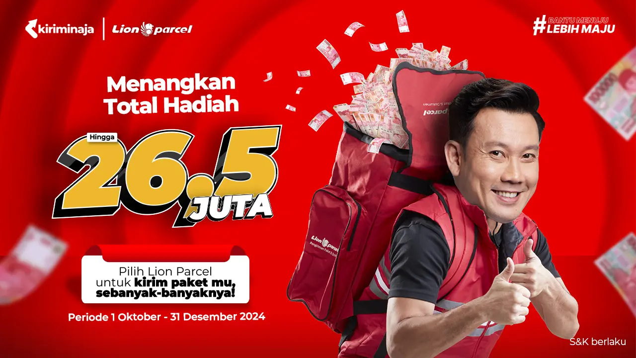 Syarat dan Ketentuan Lion Parcel Hadiah 26 juta