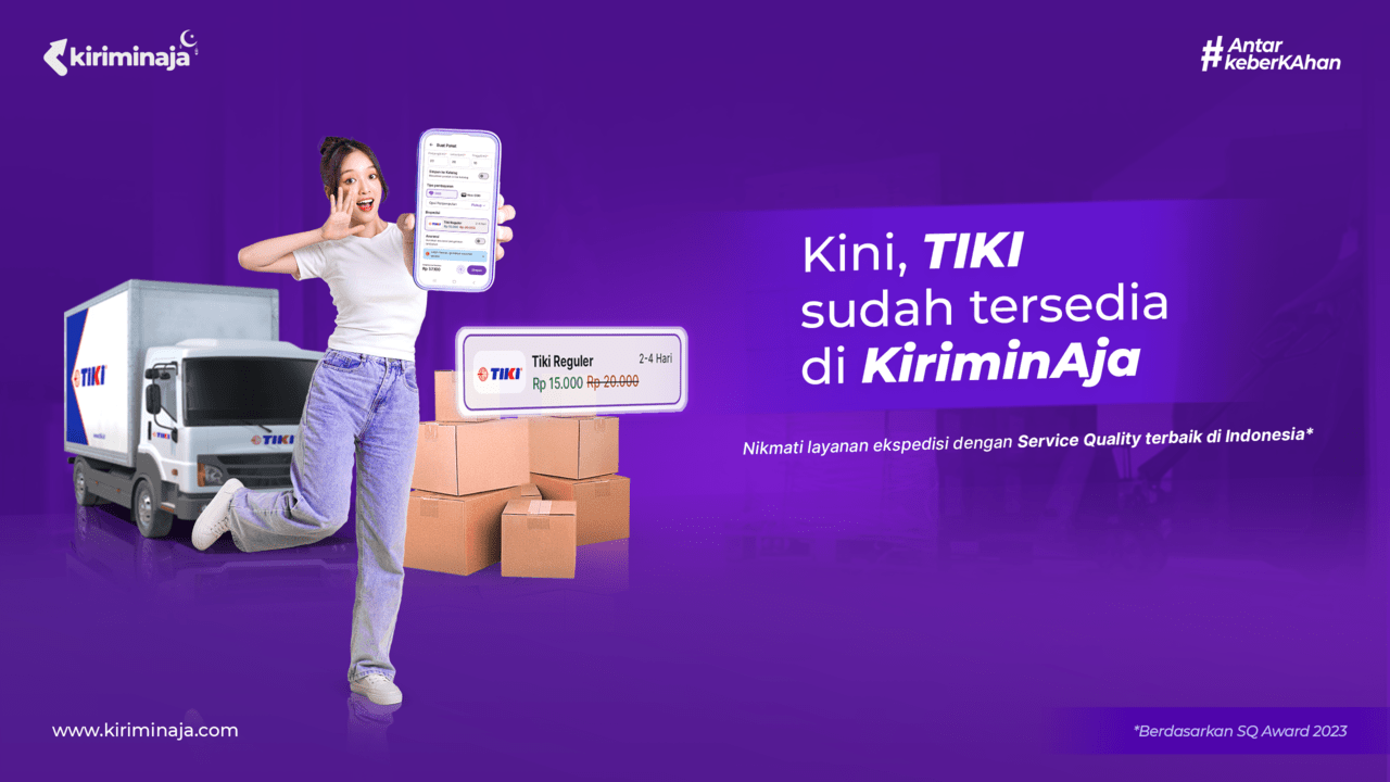 Kini TIKI hadir di KiriminAja