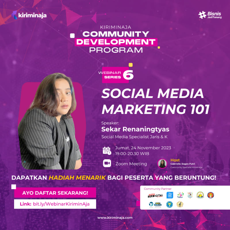 Webinar Series 6 KiriminAja: Menguasai Marketing d