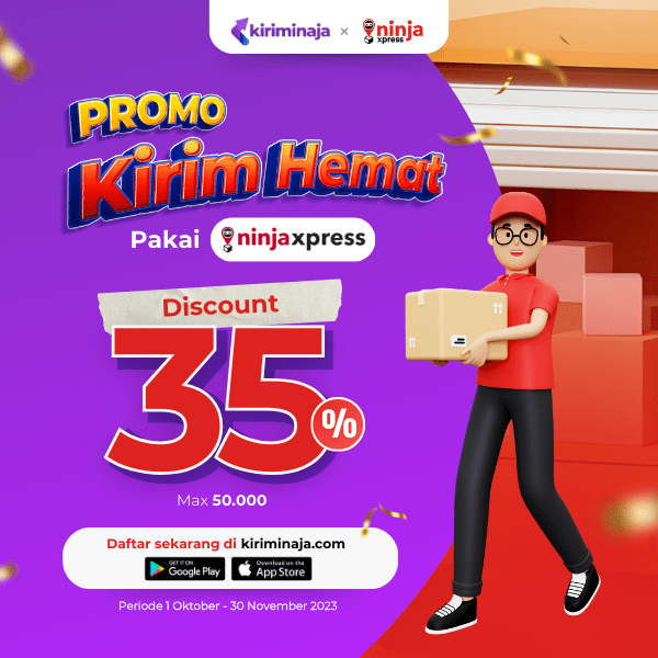 Bulan Hemat Oktober Bareng Diskon Ongkir 35% Ninja