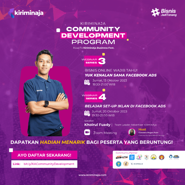 KiriminAja Community Development Program: Webinar