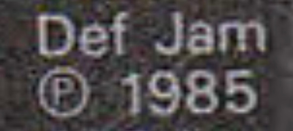 Def Jam — label photo
