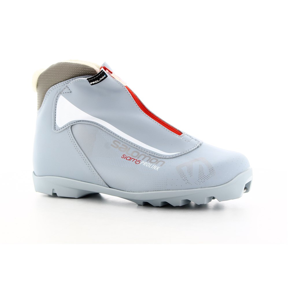 Klasseværelse sandaler Entreprenør Salomon Siam 5 Prolink 16/17 Nordic Ski Boots Grey, Snowinn