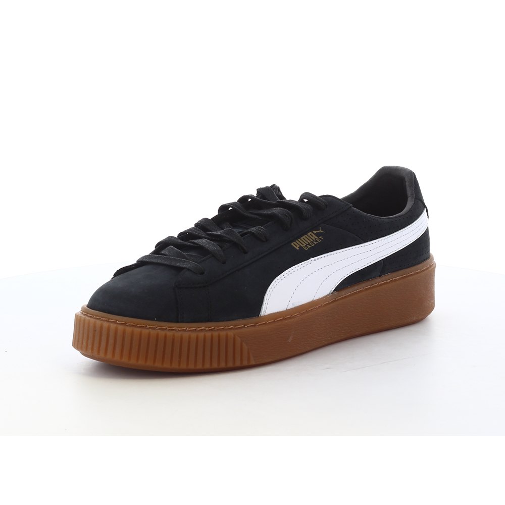 puma basket platform perf gum