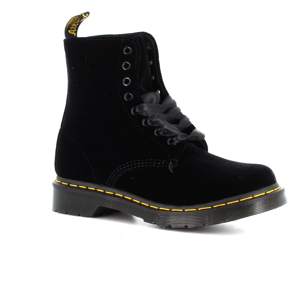 1460 pascal velvet 8 eye boot