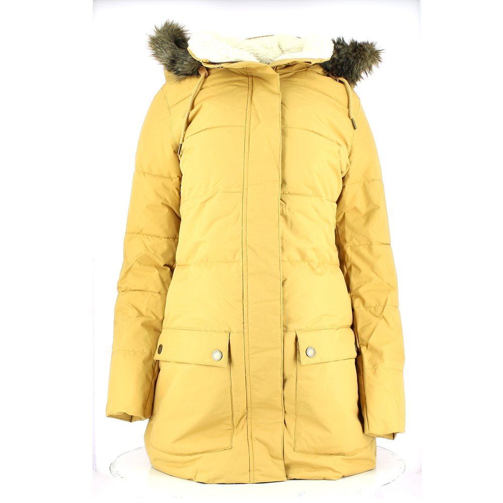 ellie water repellent hooded longline puffa jacket