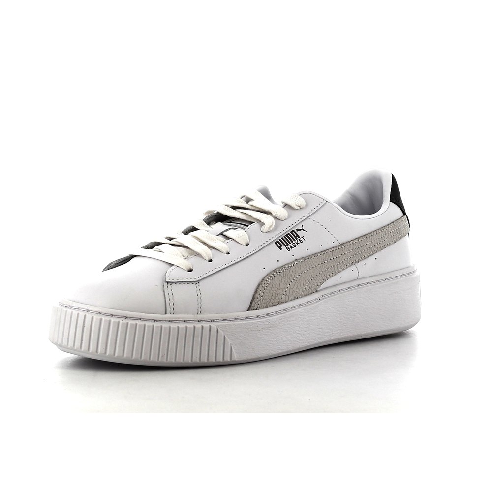 puma platform euphoria white