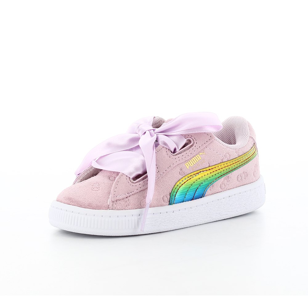 puma minions suede heart fluffy