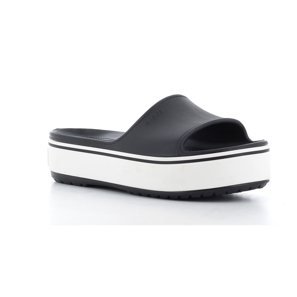 crocs platform slides