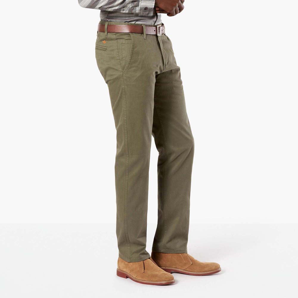 alpha khaki skinny tapered