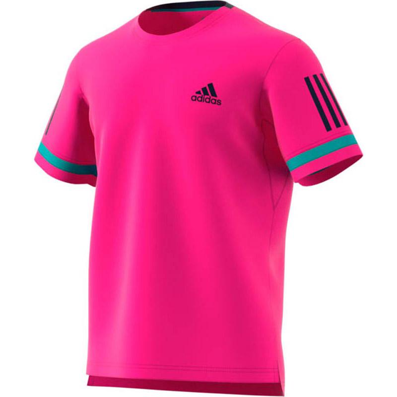 adidas camiseta rosa hombre
