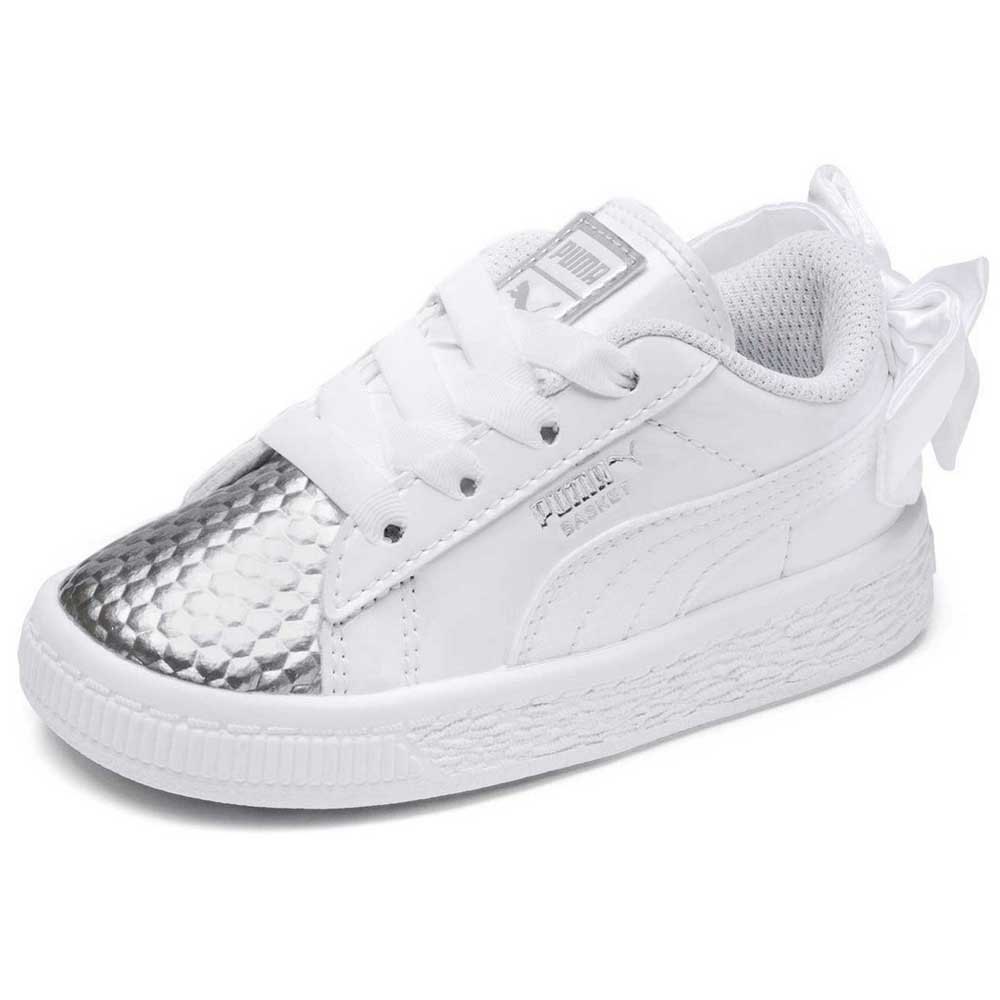 puma basket infant white