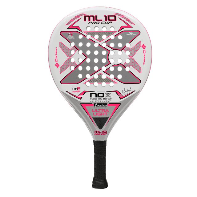 Nox Pala Pádel Ml10 Pro Cup Ultralight One Size White / Silver / Pink