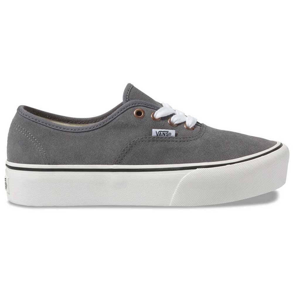 zapatillas vans mujer grises