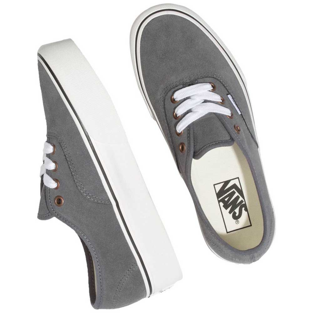 vans suela altas mujer gris