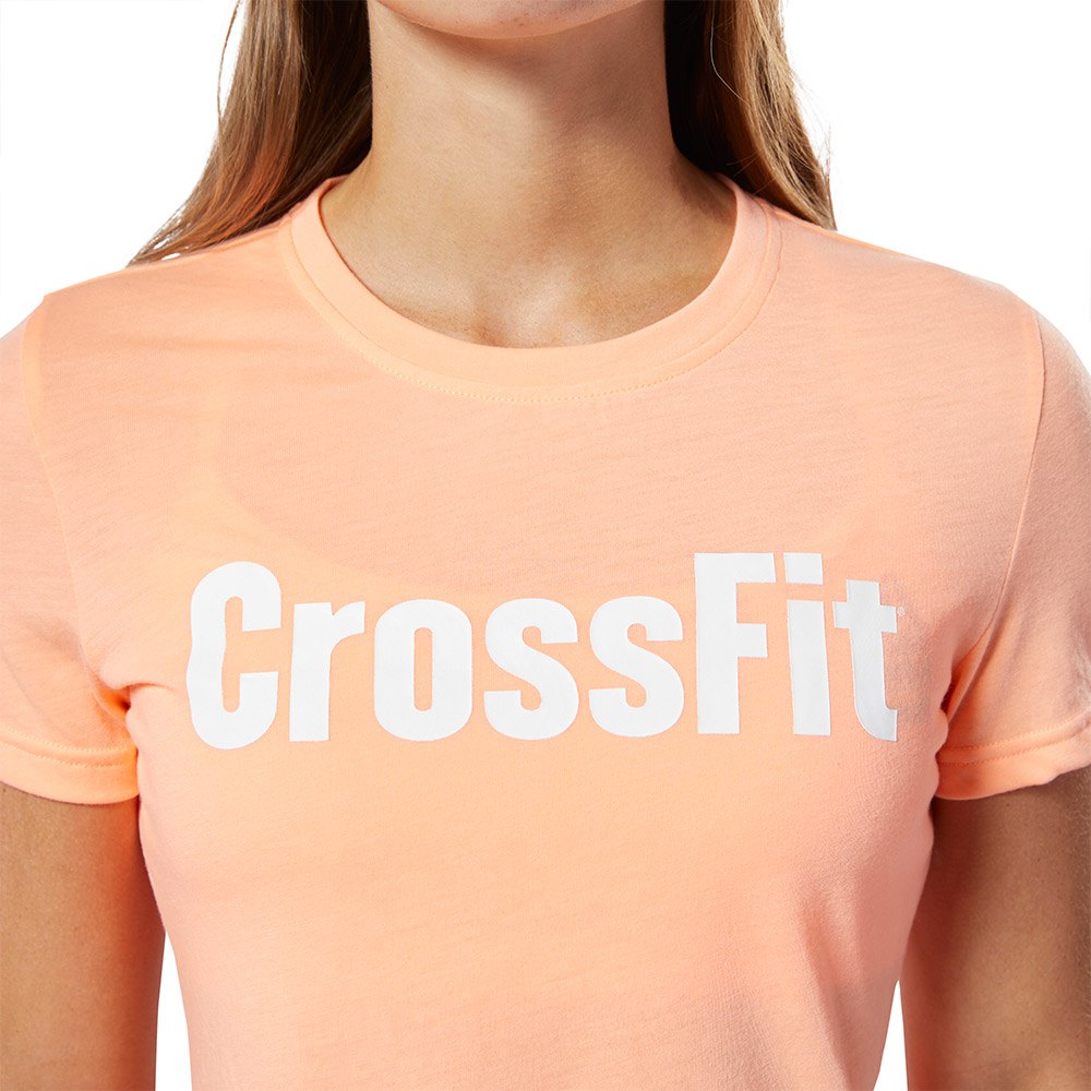 camisetas crossfit mujer naranja