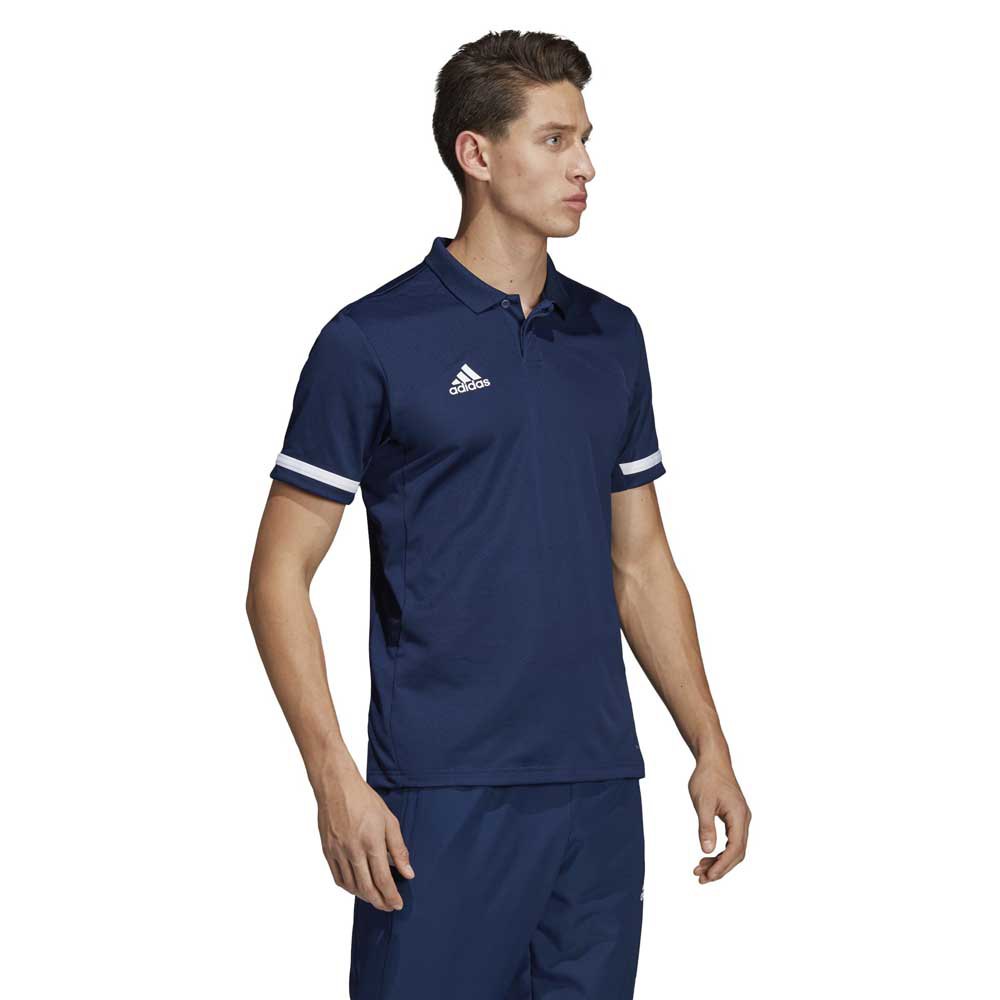  ADIDAS  TEAM  19 POLO  TALL POLO  ABBIGLIAMENTO UOMO BLU eBay