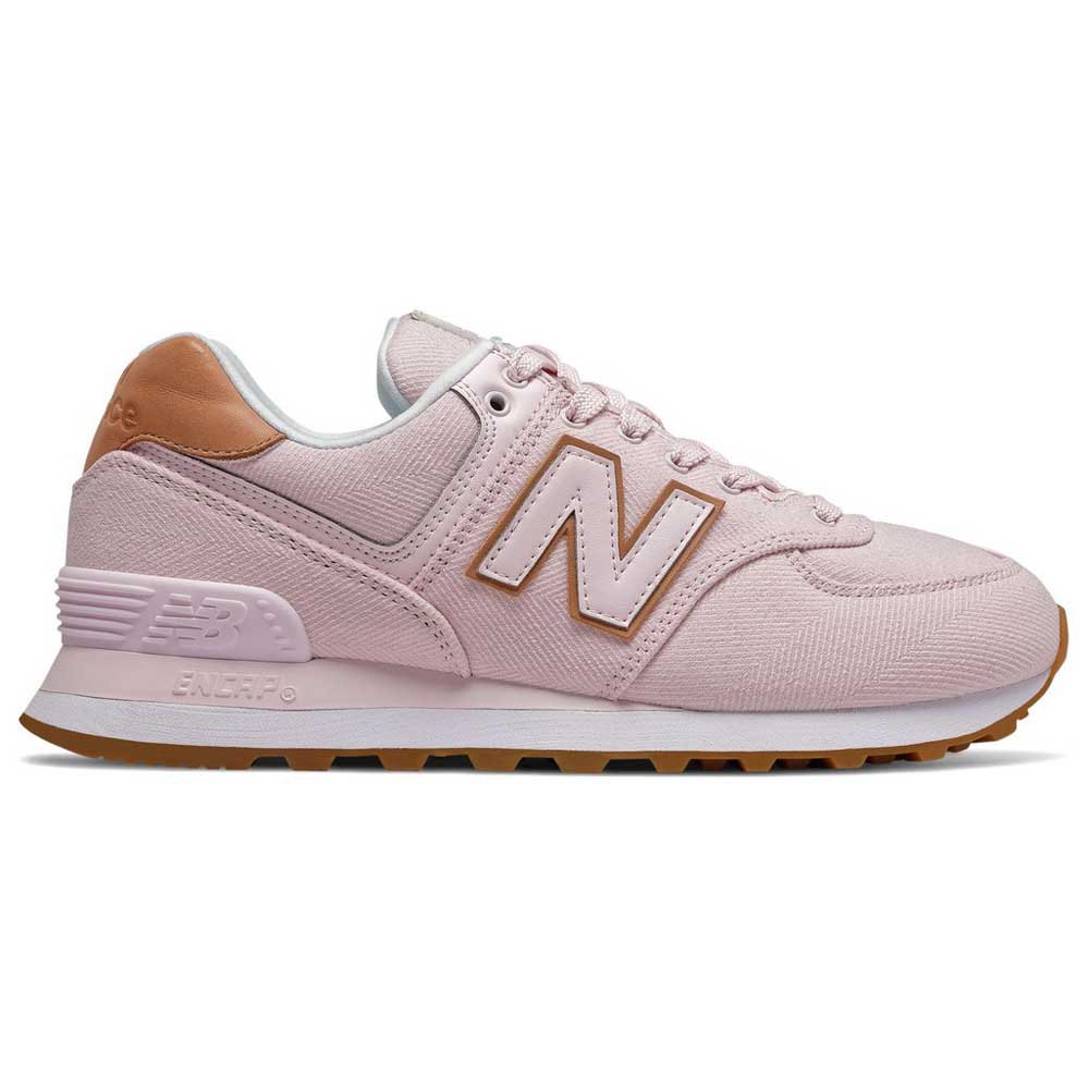 zapatillas nb mujer rosa