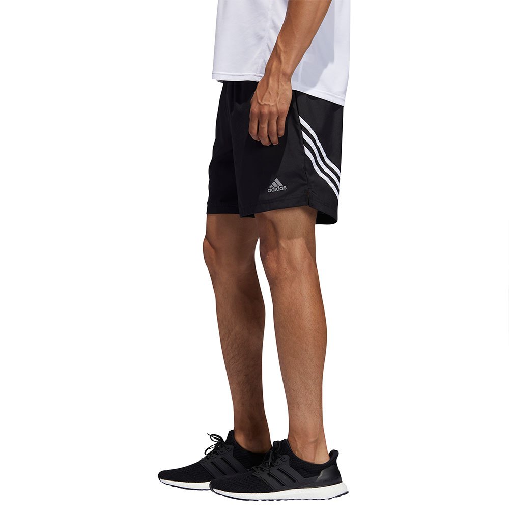 Adidas Run It 3 Stripes 7 Pantalones Ropa Hombre Negro Ebay