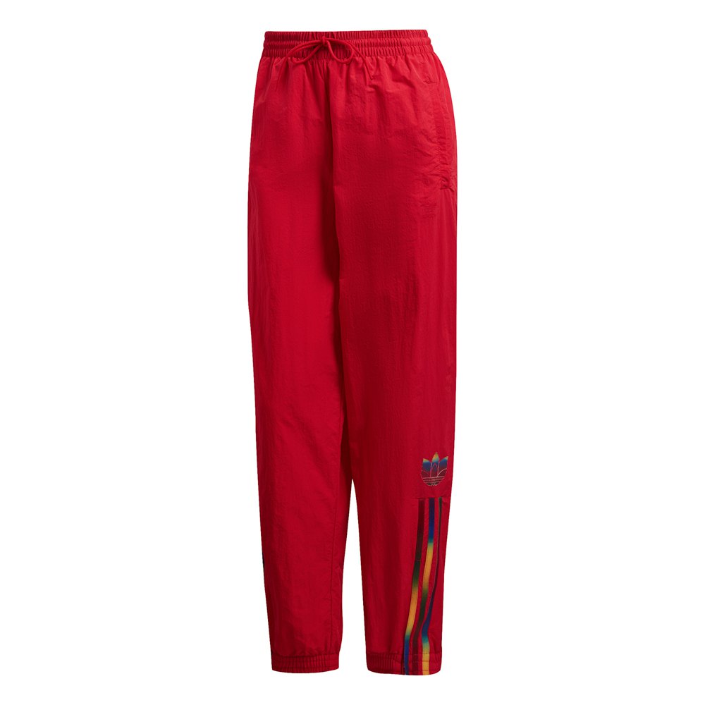 adidas pants women red