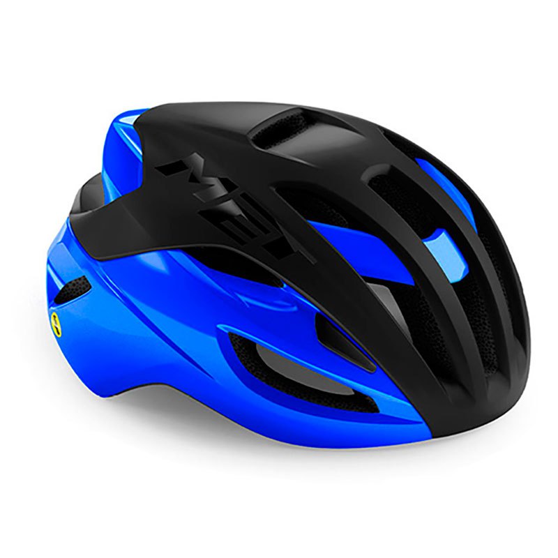 Met Rivale Mips L Black / Blue Matte