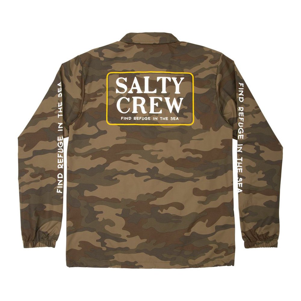 Salty Crew Deckhand Coaches Jacket Grönt XL