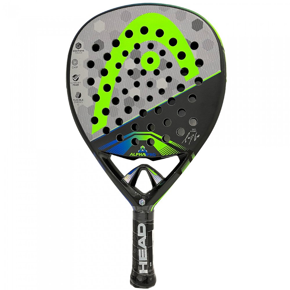 Head Racket Pala Pádel Graphene Touch Alpha Pro One Size Black / Green