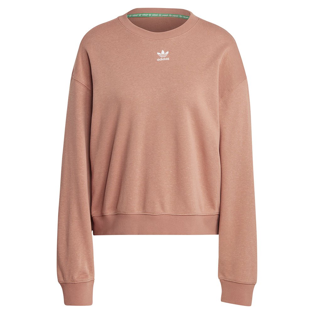 adidas Originals Essentials+ Made with - IC1822 Clay - Strata | Womens Hemp Sweatshirt