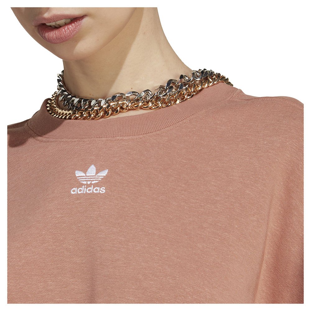 adidas Originals Essentials+ | with IC1822 Made Womens Sweatshirt - Clay - Hemp Strata