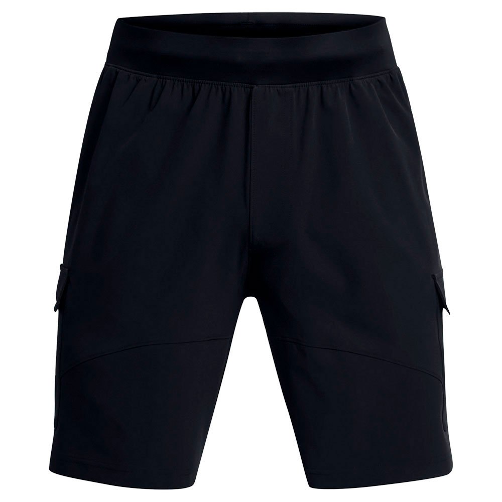 Under Armour Stretch Woven Cargo Short, Black