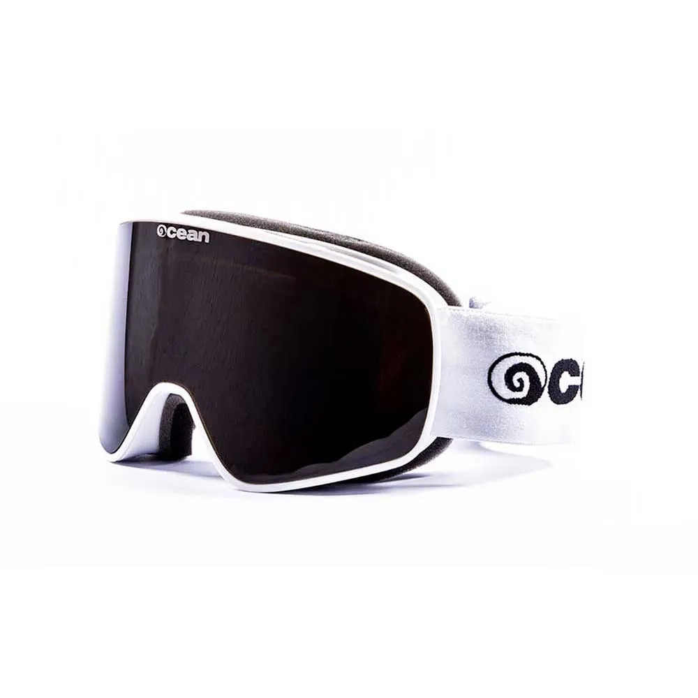 Ocean Sunglasses Aspen Skidglasögon Unisex, White / smoke, White / Smoke/CAT1-3