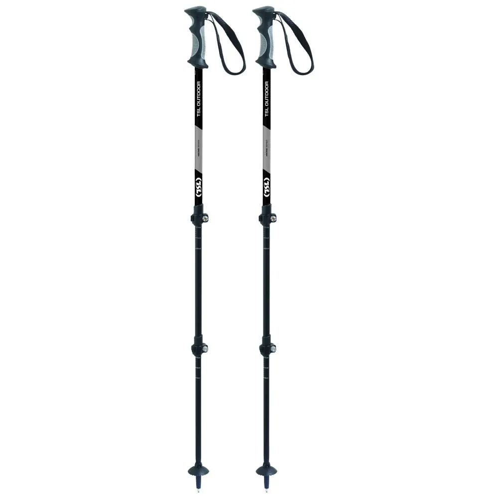 Tsl Outdoor Hiking Alu 3 Stavar Unisex, Black / silver, 65-135cm