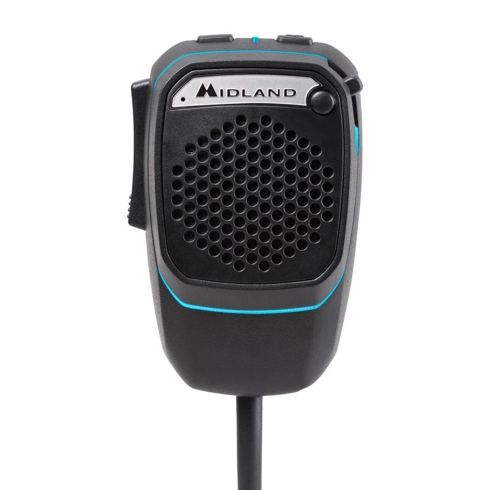 Midland Microphone Dual Mike 4pin Black One Size unisex 3