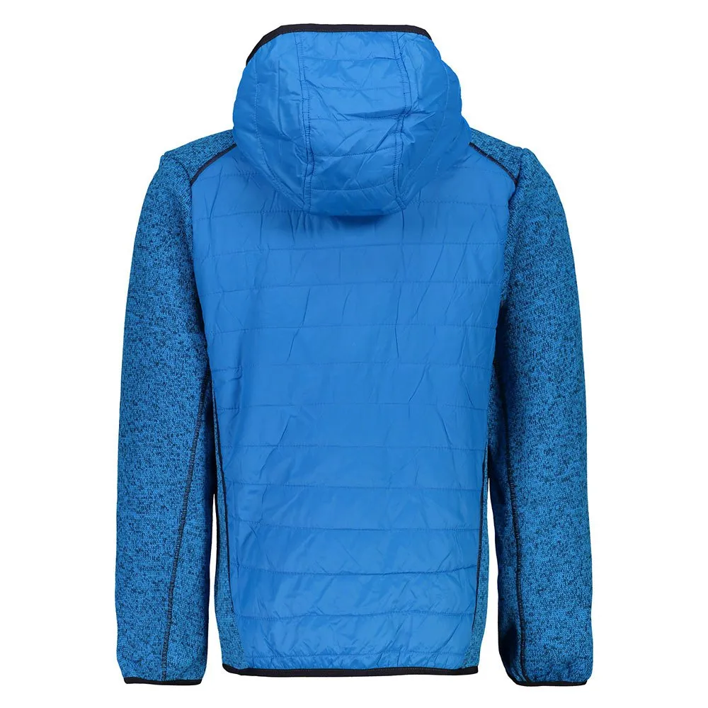 CMP 39h5324 Hybrid Fleecejacka Med Dragkedja, Cyan