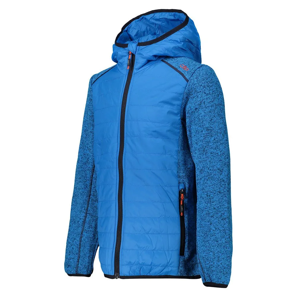 CMP 39h5324 Hybrid Fleecejacka Med Dragkedja, Cyan