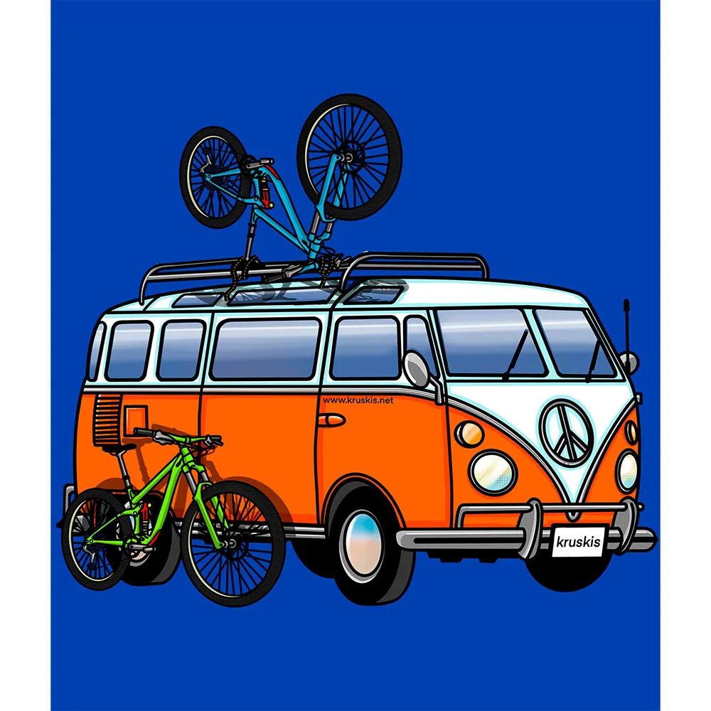 Kruskis Hippie Van Mtb T-shirt Med Korta ärmar