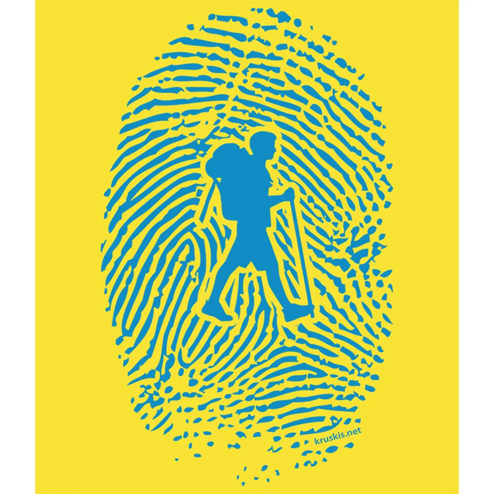 Kruskis Hiker Fingerprint T-shirt Med Korta ärmar