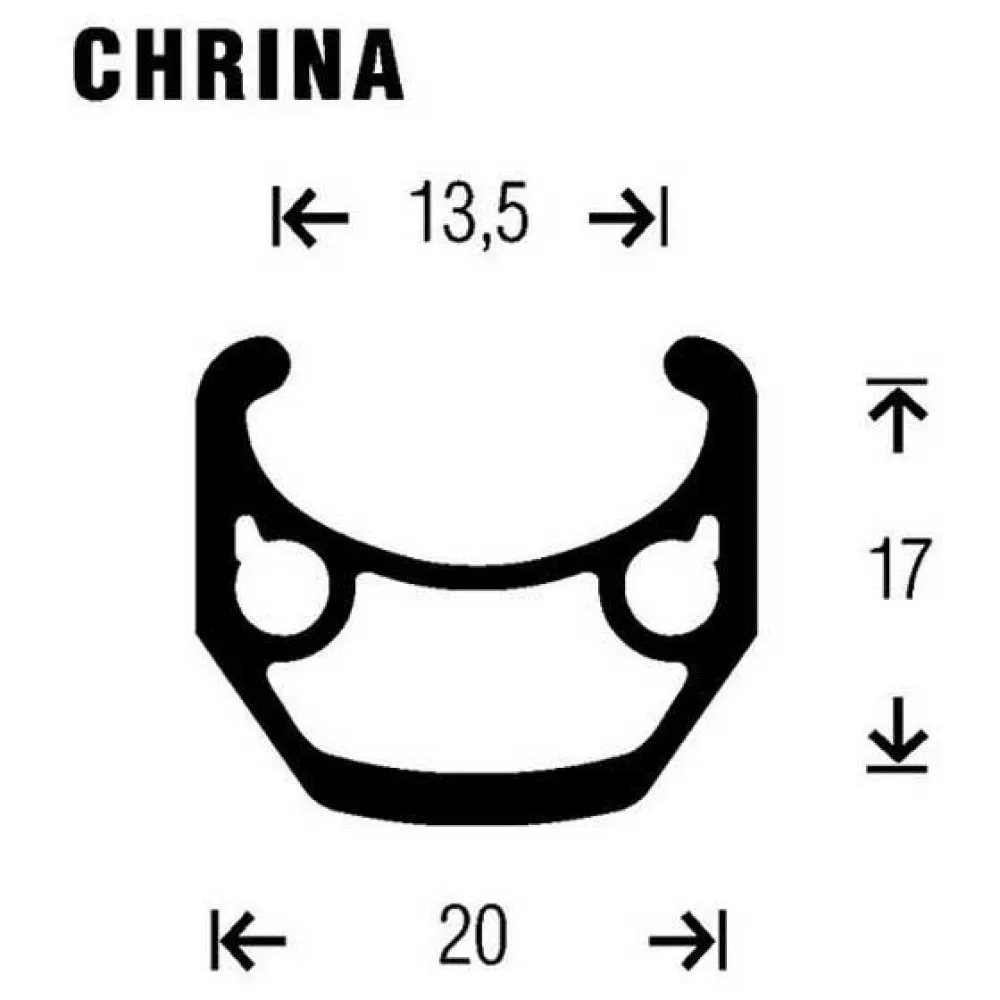 Gurpil Chrina Disc Tubular Framhjul