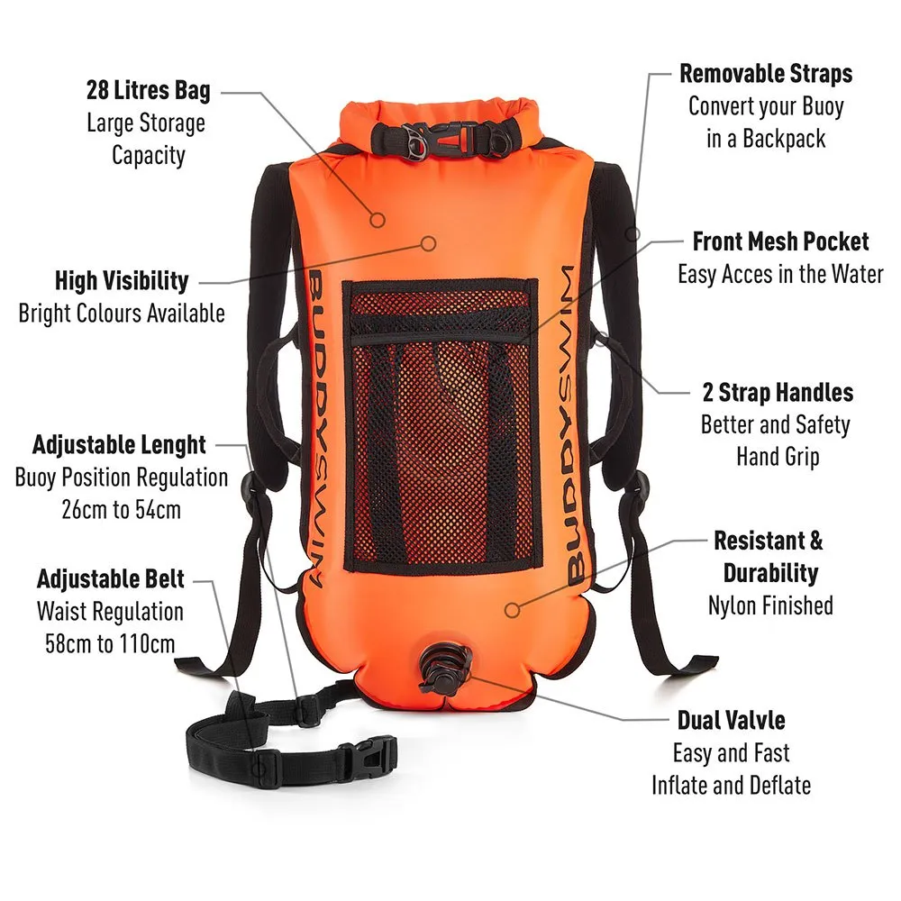 Buddyswim Boj Med Avtagbara Ryggsäcksremmar 28l unisex