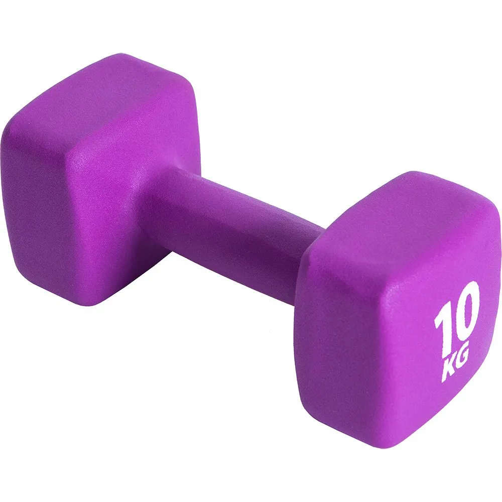 Pure2improve Neoprenbelagd Hantel 10kg Unisex, Purple, 10kg