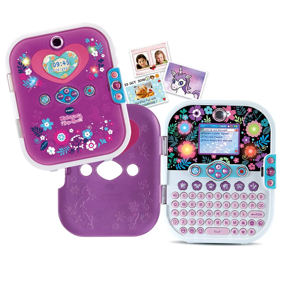Vtech Kidisecrets Selfi Musik 20 Surfplatteversion Spanska, Multicolor, 5-8Y