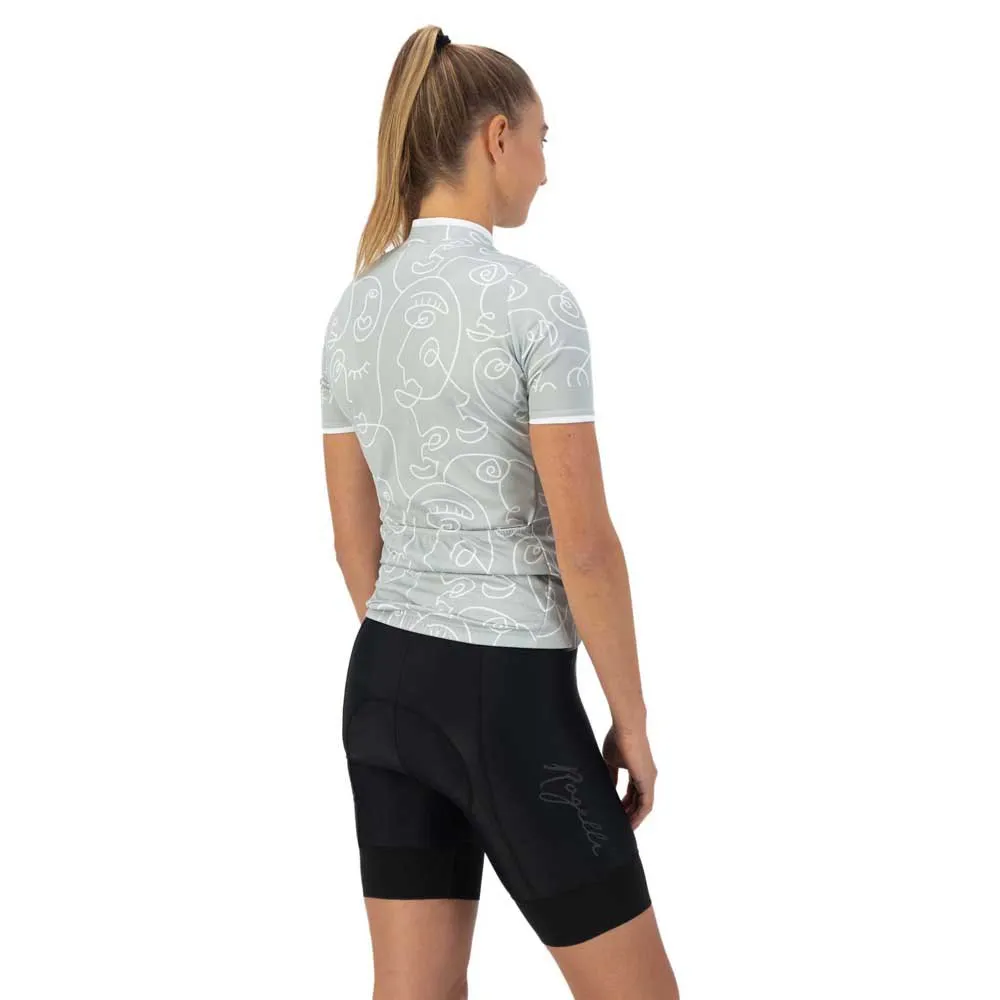Rogelli Faces Korta ärmar Cykeltröja, Mint