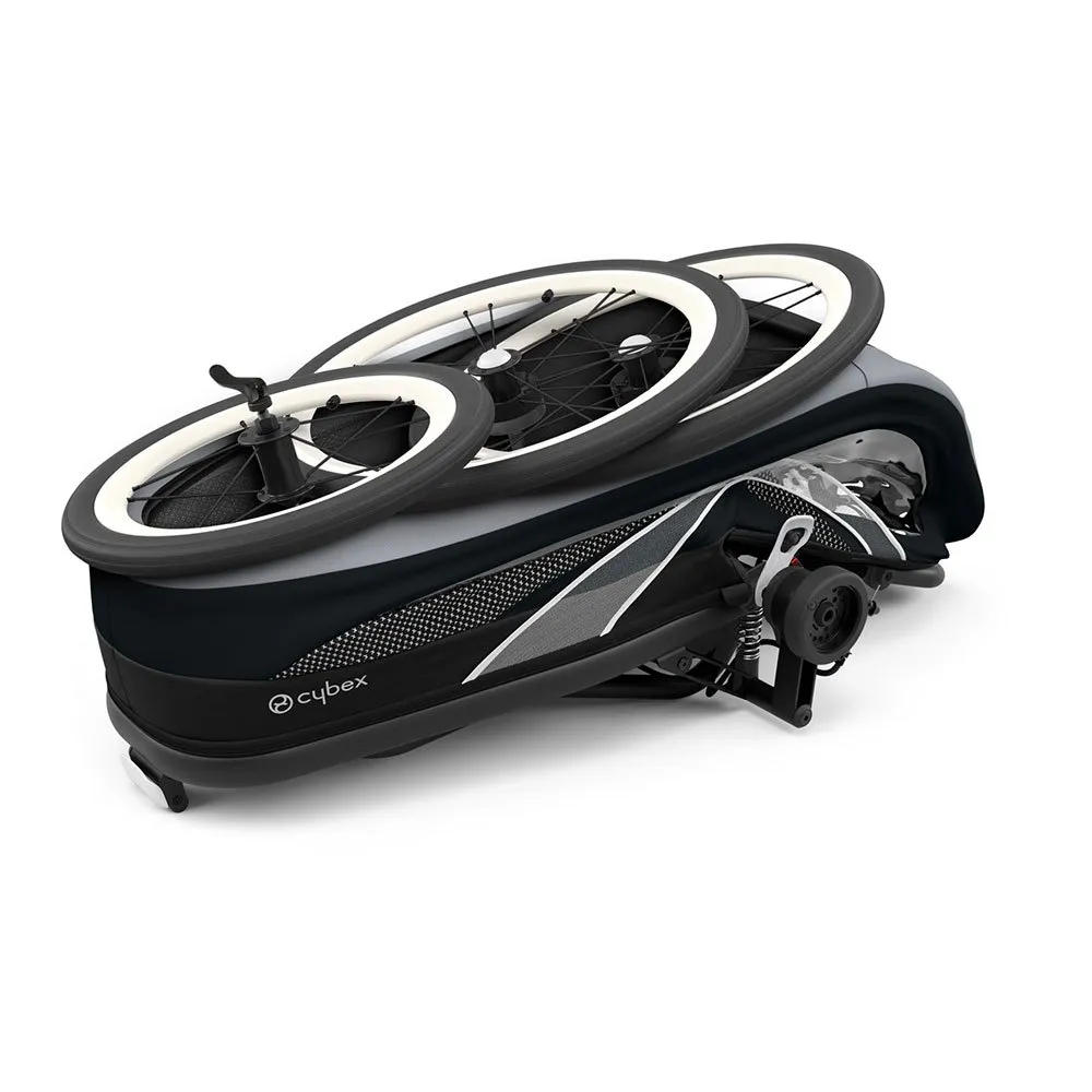 CYBEX Zeno One Box Barnvagn unisex, All black, One Size