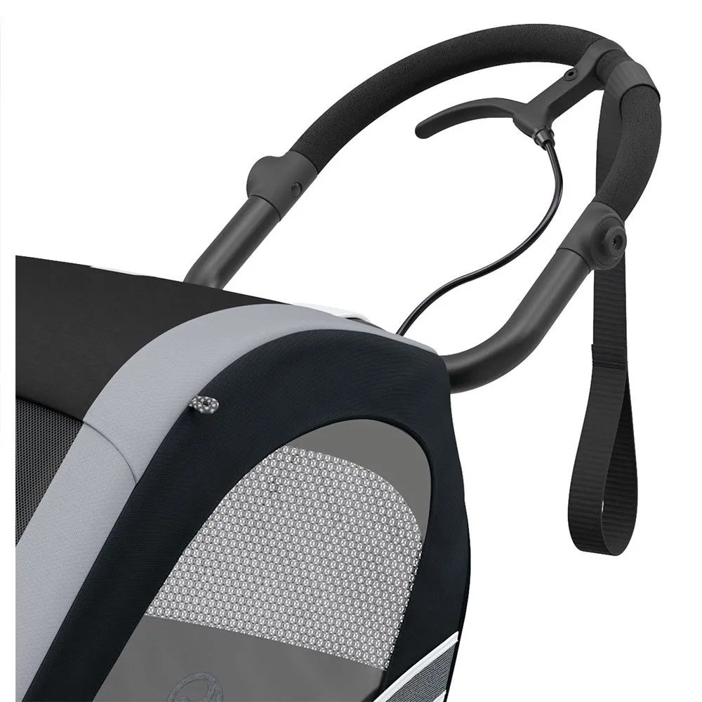 CYBEX Zeno One Box Barnvagn unisex, All black, One Size