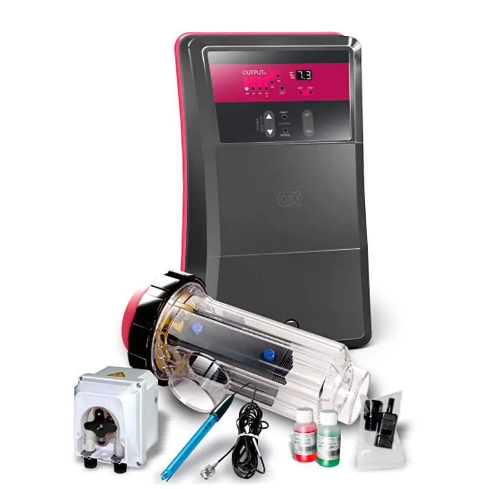 Ctx Go Salt Cl2/hr 100m³ 21 Gr Saltelektrolysutrustning unisex, Grey / fuchsia, One Size