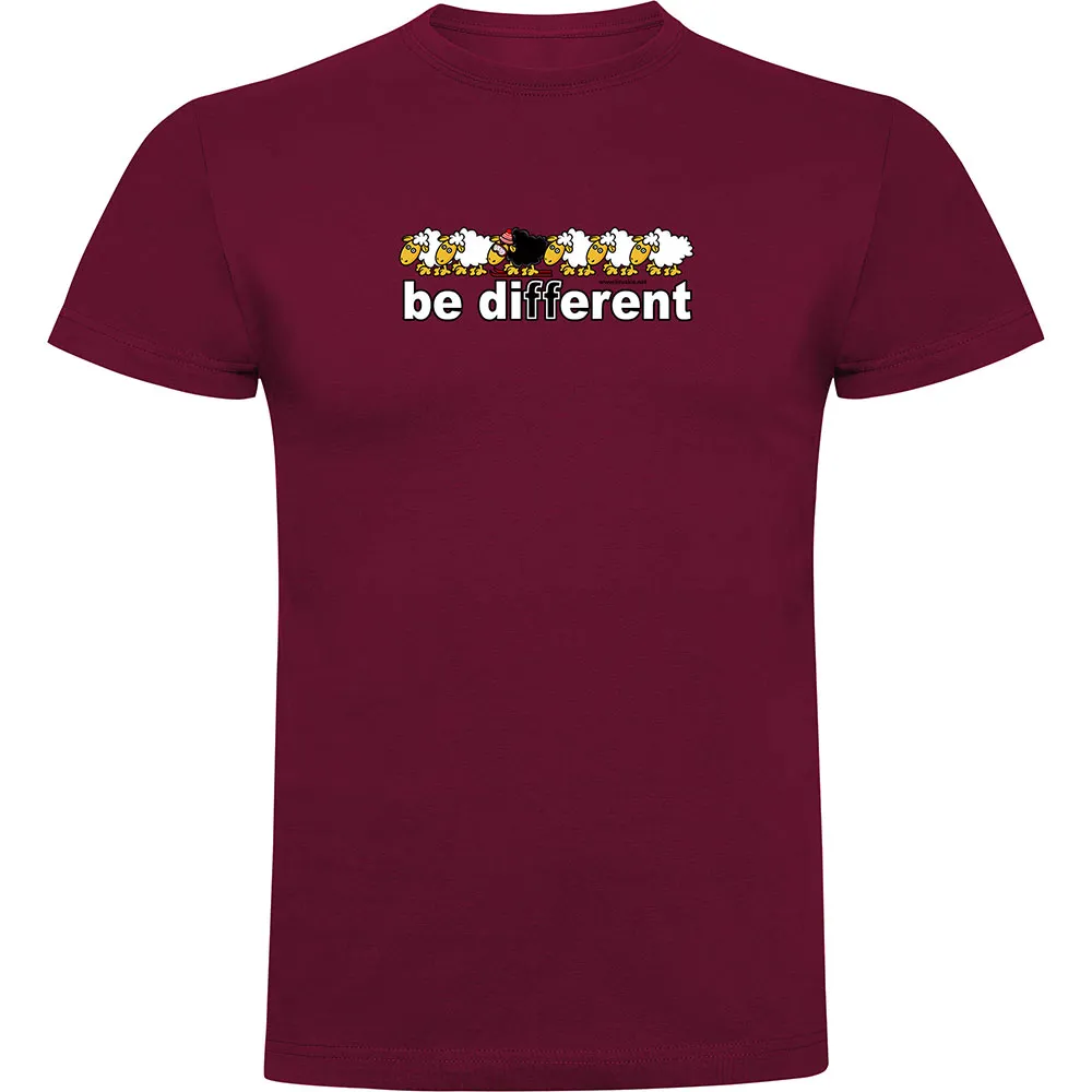 T-shirt à Manches Courtes Be Different Ski Dark Red XL