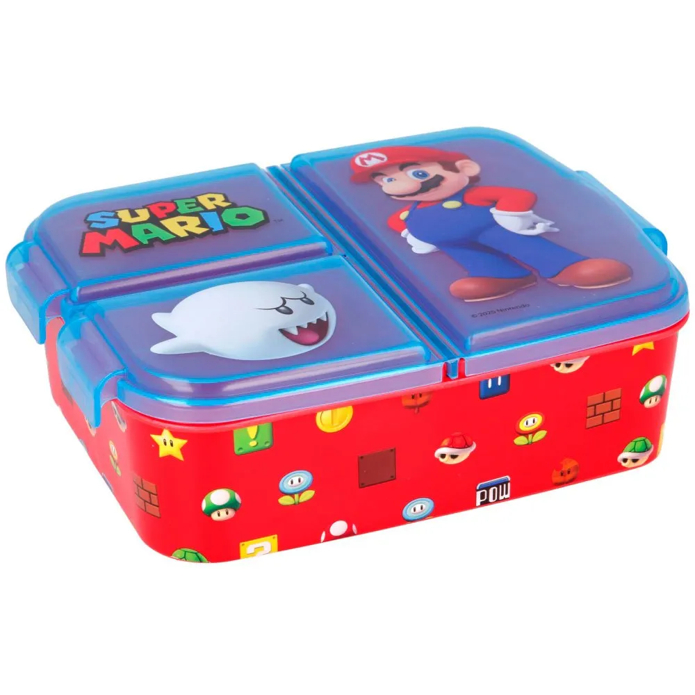 Stor Bolsa De Almuerzo Múltiple De Super Mario 19x16x6 Cm